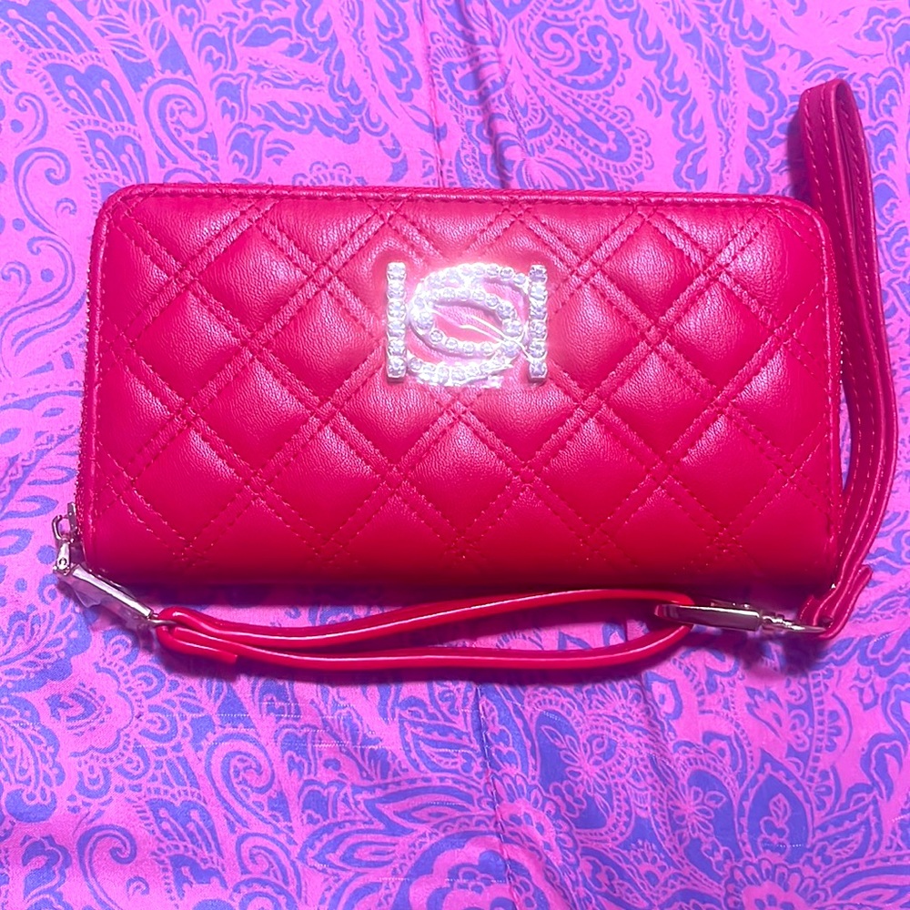 Bebe Los Ángeles Red Wallet - Picture 1 of 5
